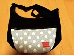 マンハッタンポーテージ　ドット柄ショルダーバッグ