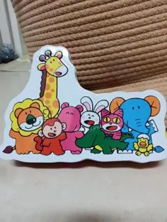 ギンビス たべっ子どうぶつ 空き缶 アクリルキーホルダー付