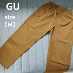 GU Ｍ ブラウン ゴムウエスト チノパン シェフパンツ メンズ