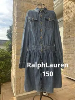 ラルフローレン　デニム ワンピース 長袖　150