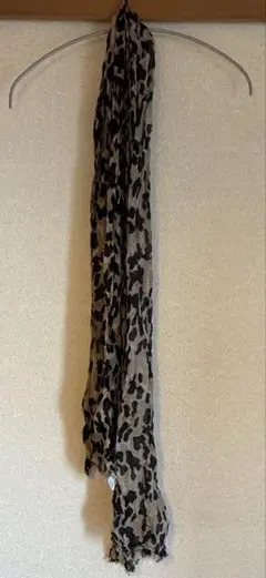 レオパード柄ストール イタリア製