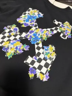 Off-White チェッカーフラッグ 花柄 スウェット　ワンピースのサムネイル