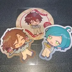 あんスタ　千秋　奏汰　斑　アニカフェ　コースター　ステッカー