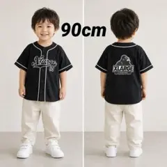 XLARGE ベースボールシャツ 90cm 美品