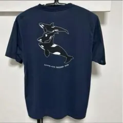 mont-bell モンベル Tシャツ XL 北海道のシャチ ネイビーのサムネイル