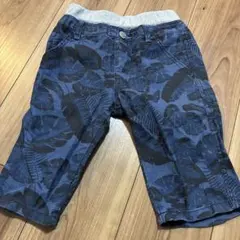 花柄ハーフパンツ 130cm ネイビー・ブラック