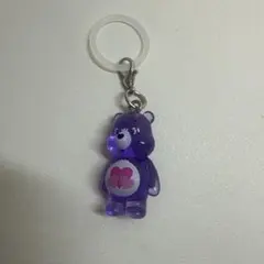 めじるしアクセサリー　ケアベア　紫