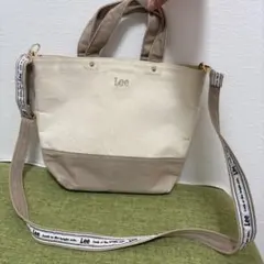 Lee 2WAY キャンバストートバッグ ショルダーバッグ