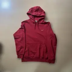 00s Nike レッド フード付きパーカー