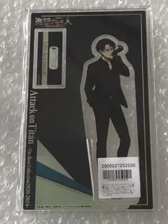 進撃の巨人　カラオケの鉄人　黒スーツ　アクリルスタンド　リヴァイ②