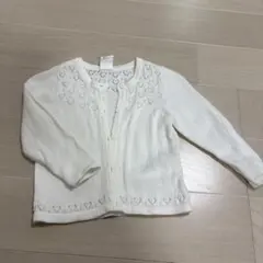 H&M ホワイト カーディガン 68cm