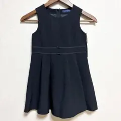 新品未使用　ショパンドゥ　120 ブラック　ワンピース　冠婚葬祭　黒　フォーマル