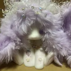 ロップイヤー スクイーズ シリコン 紫