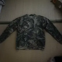 90s USA製 リアルツリーカモ スウェットsサイズ 総柄