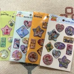 ディズニー　ウォーターシール　『４枚セット』　セリア