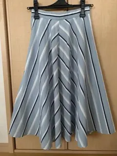 NATURAL BEAUTY BASIC フレアスカート XS 水色