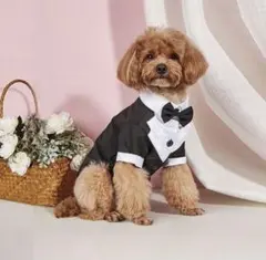 犬服 タキシード 小型犬用のサムネイル