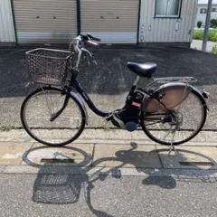 中古電動自転車 パナソニック ビビDX 26インチ シルバー 横浜 №8685