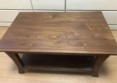 センターテーブル　チーク材