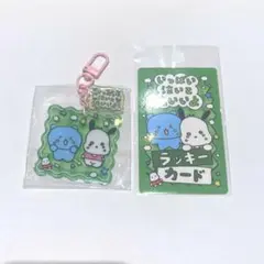 ★24H発送★チェゴシム　サンリオ　ポチャッコ　カード　キーホルダー