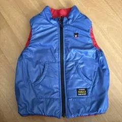 ミキハウス　ダブルビー　リバーシブルベスト