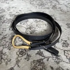 ブラックベルト ゴールドバックル