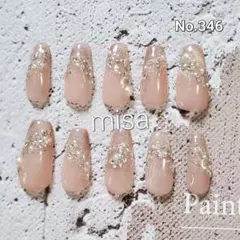 オーダー　ニュアンス　ミラー　マグネット　ネイルチップ　ビジュー　カラー変更無料