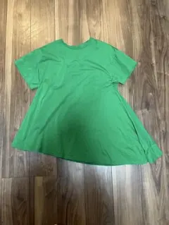 ナゴンスタンス　nagonstans フレアTシャツ　グリーンのサムネイル