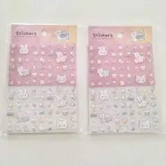 タイルシール　キラキラアニマル　セリア　シール帳　シール