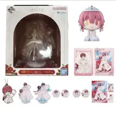 一番くじ ホロライブ コンプ 宝鐘マリン賞 ちょこのっこ缶バッジアクリルスタンド