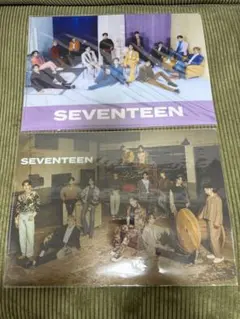 新品未使用 非売品 SEVENTEEN クリアファイル 2枚LAWSON限定