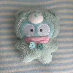サンリオ　ハンギョドン　ラテクマぬいぐるみ　ミントカラー