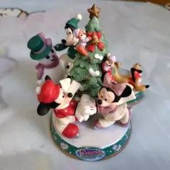 クリスマスファンタジー2002 年 ディズニー ミッキー/ミニー フィギュア