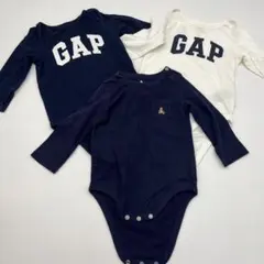 GAP ロンパース カバーオール 3枚セット 70cm 6-12 ベビー