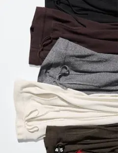 ユニクロ　ウォッシャブルニットリブパンツ　M