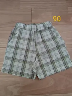 「新品」ペアマノン　短パン　ハーフパンツ　90センチのサムネイル