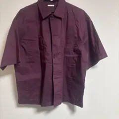 半袖シャツ パープル Mサイズ