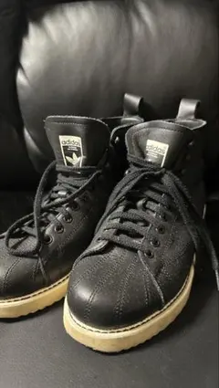 adidasoriginals レザー レースアップブーツ ブラック アディダス