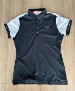 PUMA レディース ポロシャツ DRYCELL 黒/白