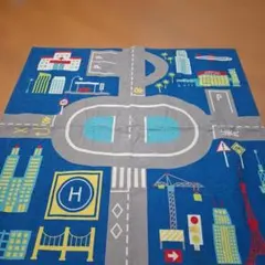 ミニカー用 道路マップ ラグ