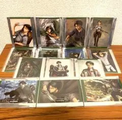 進撃の巨人　記憶への進撃　ガラポン　 ビジュアルシート　全14種