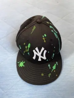 NEW ERA ニューエラ キャップ ブラック ペイント柄