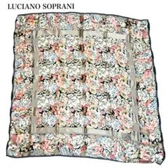 LUCIANO SOPRANI【ルチアーノ ソプ】花柄 大判 スカーフ