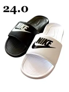 NIKE ヴィクトリーワン サンダル 右黒左白 レアカラー 24.0 新品未使用のサムネイル