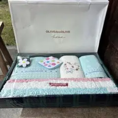 OLIVE des OLIVE タオルセット バスマット ブルーのサムネイル