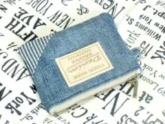デニムリメイクポーチ　№　1685