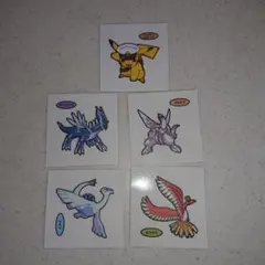 マ*ク様 ポケモンパンシール 5枚セット デコキャラシール