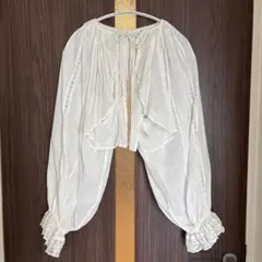 BEAMS BOY / コットン リネン ギャザー ボレロのサムネイル