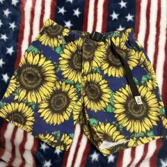gscショートパンツ ひまわり柄 ウェビングベルトのサムネイル