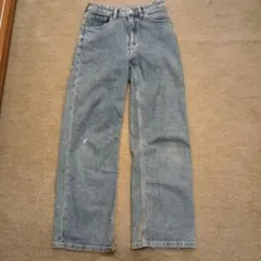 H&M ストレートジーンズ ライトブルー